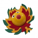 Glückskäfer tol vogel 10 cm hout multicolor Glückskäfer tol vogel 10 cm hout multicolor