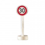 Glückskäfer verkeersbord maximum snelheid 30 hout 10 cm Glückskäfer verkeersbord maximum snelheid 30 hout 10 cm
