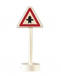 Glückskäfer verkeersbord voorrangsbord hout 10 cm Glückskäfer verkeersbord voorrangsbord hout 10 cm