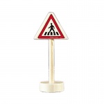 Glückskäfer verkeersbord zebrapad hout 10 cm Glückskäfer verkeersbord zebrapad hout 10 cm