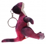 Kamparo sleutelhanger dino 11 cm roze/zwart Kamparo sleutelhanger dino 11 cm roze/zwart