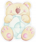 Kids Decor muurdecoratie foam Bear Brothers junior 3 stuks Kids Decor muurdecoratie foam Bear Brothers junior 3 stuks