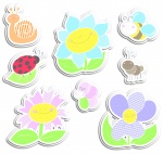 Kids Decor muurdecoratie foam Bloemen junior 8 stuks Kids Decor muurdecoratie foam Bloemen junior 8 stuks