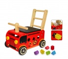 I'm Toy loopduwwagen brandweer 39 cm rood I'm Toy loopduwwagen brandweer 39 cm rood