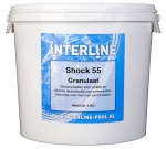Interline zwembadreiniger Shock 55 Granulaat 5 kg Interline zwembadreiniger Shock 55 Granulaat 5 kg