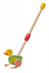 Jouéco houten duwfiguur eend Jouéco houten duwfiguur eend