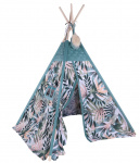 Kinder Hop tipi-tent Pow-Wow 170 cm polykatoen groen 2-delig Kinder Hop tipi-tent Pow-Wow 170 cm polykatoen groen 2-delig