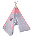 Kinder Hop tipi-tent Pow-Wow 170 cm polykatoen roze 2-delig Kinder Hop tipi-tent Pow-Wow 170 cm polykatoen roze 2-delig