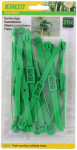 Kinzo plantenklemmen verstelbaar 14 x 0,8 cm groen 20 stuks Kinzo plantenklemmen verstelbaar 14 x 0,8 cm groen 20 stuks
