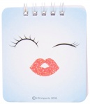 LG-Imports notitieboekje emoticon blauw LG-Imports notitieboekje emoticon blauw