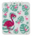 LG-Imports notitieboekje flamingo groen/paars LG-Imports notitieboekje flamingo groen/paars