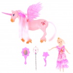 LG-Imports speelset eenhoorn met prinses 18 cm roze LG-Imports speelset eenhoorn met prinses 18 cm roze