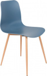 Feliz Lifestyle eetkamerstoel Leon 49 x 79,5 cm hout/polypropyleen blauw Feliz Lifestyle eetkamerstoel Leon 49 x 79,5 cm hout/polypropyleen blauw