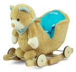 Milly Mally hobbelfiguur Polly beer bruin/blauw Milly Mally hobbelfiguur Polly beer bruin/blauw