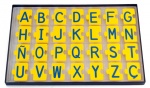 Miniland leerpuzzel abc-Alphabet Puzzle geel/blauw 168 stukjes Miniland leerpuzzel abc-Alphabet Puzzle geel/blauw 168 stukjes