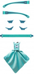 Mokki accessoirekit zonnebril blauw 5-delig Mokki accessoirekit zonnebril blauw 5-delig