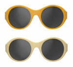 Mokki zonnebril Click & Change junior 0-2 jaar geel 2 stuks Mokki zonnebril Click & Change junior 0-2 jaar geel 2 stuks