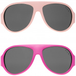 Mokki zonnebril Click & Change junior 2-5 jaar roze 2 stuks Mokki zonnebril Click & Change junior 2-5 jaar roze 2 stuks