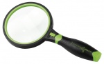 Moses loep met licht Expeditie 19 cm zwart/groen Moses loep met licht Expeditie 19 cm zwart/groen