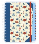 Moses reisdagboek 18,5 x 14 cm blauw/wit Moses reisdagboek 18,5 x 14 cm blauw/wit