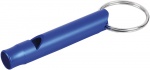 Moses sleutelhanger met fluitje aluminium 5,5 cm blauw Moses sleutelhanger met fluitje aluminium 5,5 cm blauw
