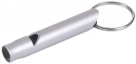 Moses sleutelhanger met fluitje aluminium 5,5 cm grijs Moses sleutelhanger met fluitje aluminium 5,5 cm grijs