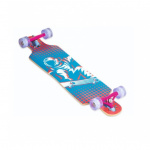 Muuwmi longboard Compact 83 x 22 cm blauw/roze Muuwmi longboard Compact 83 x 22 cm blauw/roze