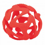 Nuby bijtbal junior 15,9 cm siliconen rood Nuby bijtbal junior 15,9 cm siliconen rood