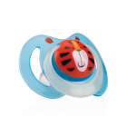 Nuby fopspeen Little Moments - Glow ovaal 12 cm blauw Nuby fopspeen Little Moments - Glow ovaal 12 cm blauw