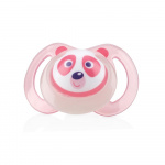Nuby fopspeen Little Moments - Glow ovaal 12 cm roze Nuby fopspeen Little Moments - Glow ovaal 12 cm roze