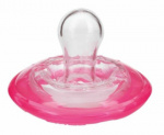 Nuby Natural Flex fopspeen siliconen 12 cm roze Nuby Natural Flex fopspeen siliconen 12 cm roze