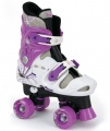Osprey rolschaatsen verstelbaar meisjes wit/paars maat 32-36 Osprey rolschaatsen verstelbaar meisjes wit/paars maat 32-36