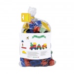 Paradiso Toys bouwblokken medium 100-delig Paradiso Toys bouwblokken medium 100-delig