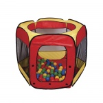 Paradiso Toys speeltent met 100 ballen 100 x 75 cm rood/geel Paradiso Toys speeltent met 100 ballen 100 x 75 cm rood/geel