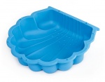 Paradiso Toys zandbak Schelp 87 x 78 x 18 cm blauw met hoes Paradiso Toys zandbak Schelp 87 x 78 x 18 cm blauw met hoes