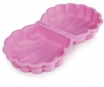 Paradiso Toys zandbak met deksel Schelp 87 x 78 x 18 cm roze Paradiso Toys zandbak met deksel Schelp 87 x 78 x 18 cm roze