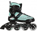 Playlife inline skates Flyte Teal 84 softboot 82A zwart/blauw mt 38 Playlife inline skates Flyte Teal 84 softboot 82A zwart/blauw mt 38