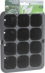 Pro Garden kweekpotten 12-vaks 18,5 x 14 x 6 cm zwart Pro Garden kweekpotten 12-vaks 18,5 x 14 x 6 cm zwart