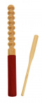 Rattlesnake staafrasp hout bordeaux 25 cm Rattlesnake staafrasp hout bordeaux 25 cm