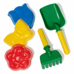 Rolly Toys strandspeelset schep en hark junior 5-delig Rolly Toys strandspeelset schep en hark junior 5-delig