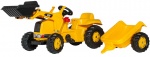 Rolly Toys traptractor RollyKid Cat junior geel Rolly Toys traptractor RollyKid Cat junior geel