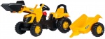 Rolly Toys traptractor RollyKid JCB junior geel/zwart Rolly Toys traptractor RollyKid JCB junior geel/zwart