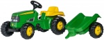 Rolly Toys traptractor RollyKid John Deere junior groen/geel Rolly Toys traptractor RollyKid John Deere junior groen/geel