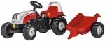 Rolly Toys traptractor RollyKid Steyr 6165 CVT junior rood/wit Rolly Toys traptractor RollyKid Steyr 6165 CVT junior rood/wit