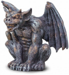 Safari speelfiguur Gargoyle jongens 9 cm zilver/brons Safari speelfiguur Gargoyle jongens 9 cm zilver/brons