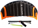 Spiderkites matrasvlieger Amigo DC 205 cm ripstop zwart 6-delig Spiderkites matrasvlieger Amigo DC 205 cm ripstop zwart 6-delig
