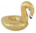 Swim Essentials Opblaasbare bekerhouder 18 cm Zwaan goud Swim Essentials Opblaasbare bekerhouder 18 cm Zwaan goud