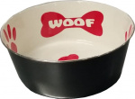 Dogs Collection hondenvoer- en drinkbak 16 cm RVS wit/rood Dogs Collection hondenvoer- en drinkbak 16 cm RVS wit/rood