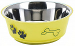 Dogs Collection hondenvoer- en drinkbak 17,5 cm RVS geel Dogs Collection hondenvoer- en drinkbak 17,5 cm RVS geel
