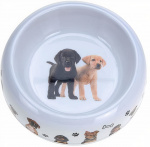 Dogs Collection hondenvoer- en drinkbak Dia 16 cm wit Dogs Collection hondenvoer- en drinkbak Dia 16 cm wit
